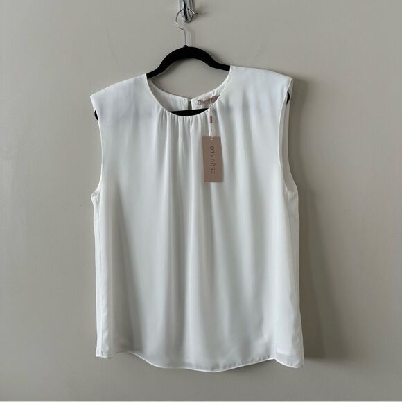 Esqualo-Pleats Shoulder Pads - Picture 5 of 10